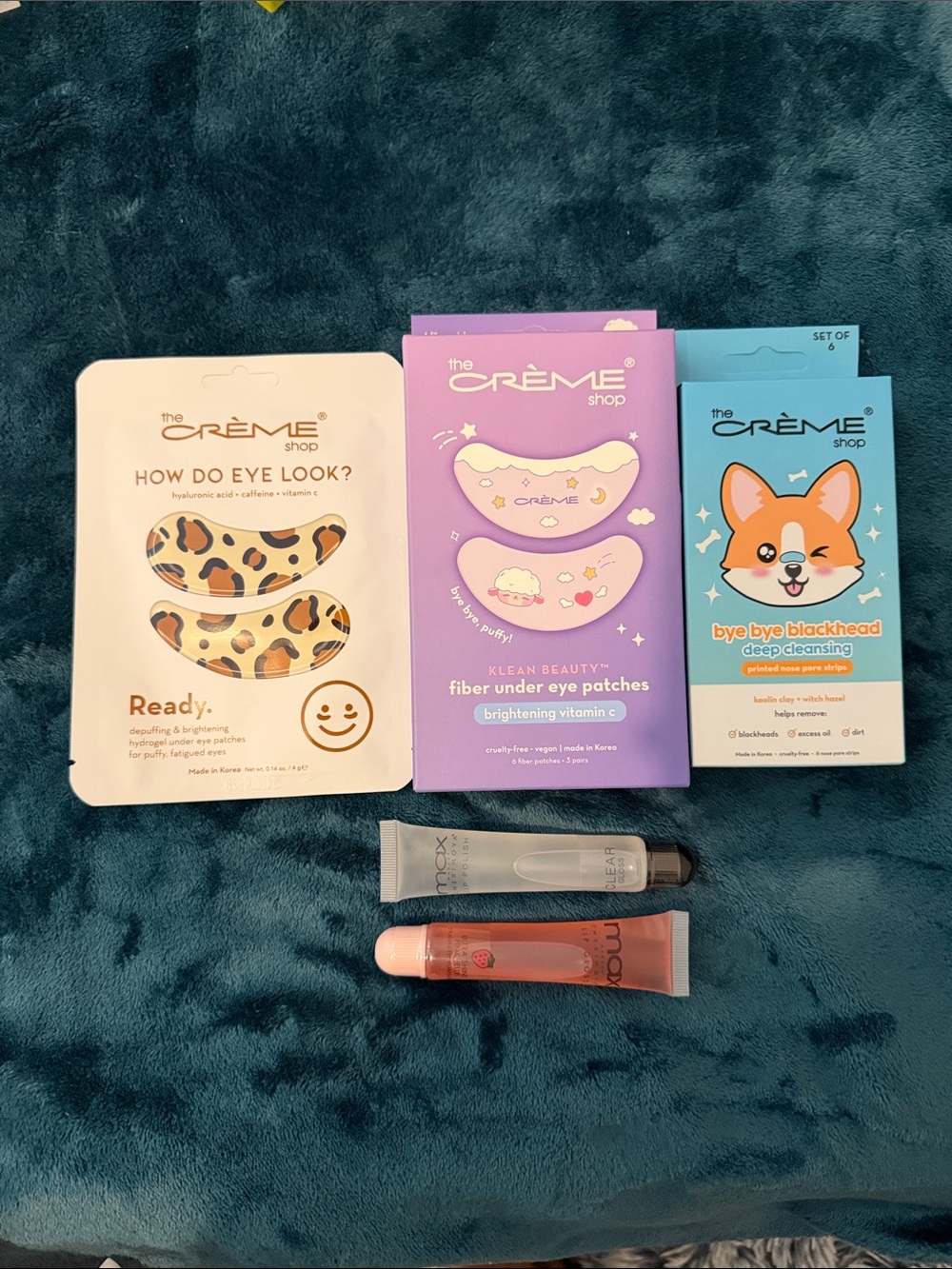 The Crème Shop Pink Fiber Under Eye Patches – Brightening